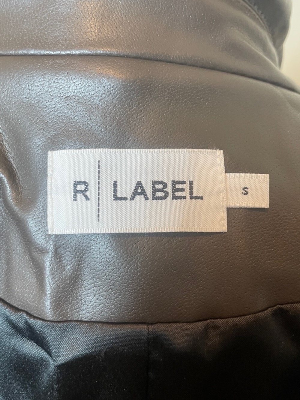 Brown Leather Moto Jacket with Asymmetrical Zip - Picture 10 of 13